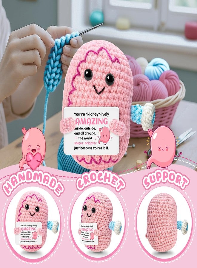 AICHPVOY Handmade Crochet Desktop Doll Inspirational Gift Spiritual for Women Ideas for Women Friendship for Friends(just Because You're in if.) - Image 3